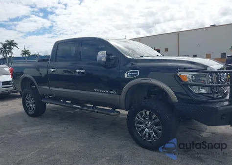 2016 Nissan Titan Xd Platinum Reserve Diesel z USA, uszkodzony, nr VIN 1N6BA1F41GN505027